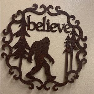 Make offer 💕 Metal Bigfoot/Sasquatch Art